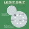 Legit Grit 5 inch Sand paper Disc, 8-Hole, 100 Grit, 100PK LG5-8100-100 - alternate 4